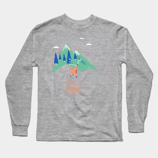 Back to Nature 2 Long Sleeve T-Shirt by BabyKarot